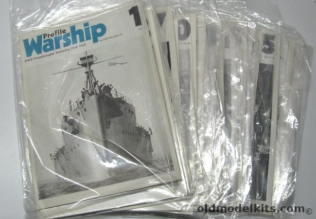 Profile Publications Warship Profile Publications 21 Issues plastic model kit